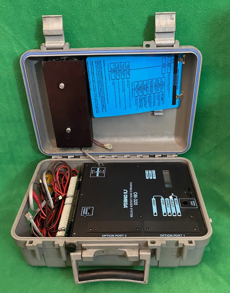 Omega Engineering Portable Data Logger System Model OM-320__PLEASE READ!!!