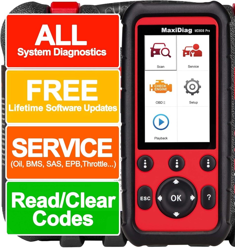 2025 Autel MaxiDiag MD808 Pro Automatic Diagnostic Scanner Tool OBD2 Code Reader