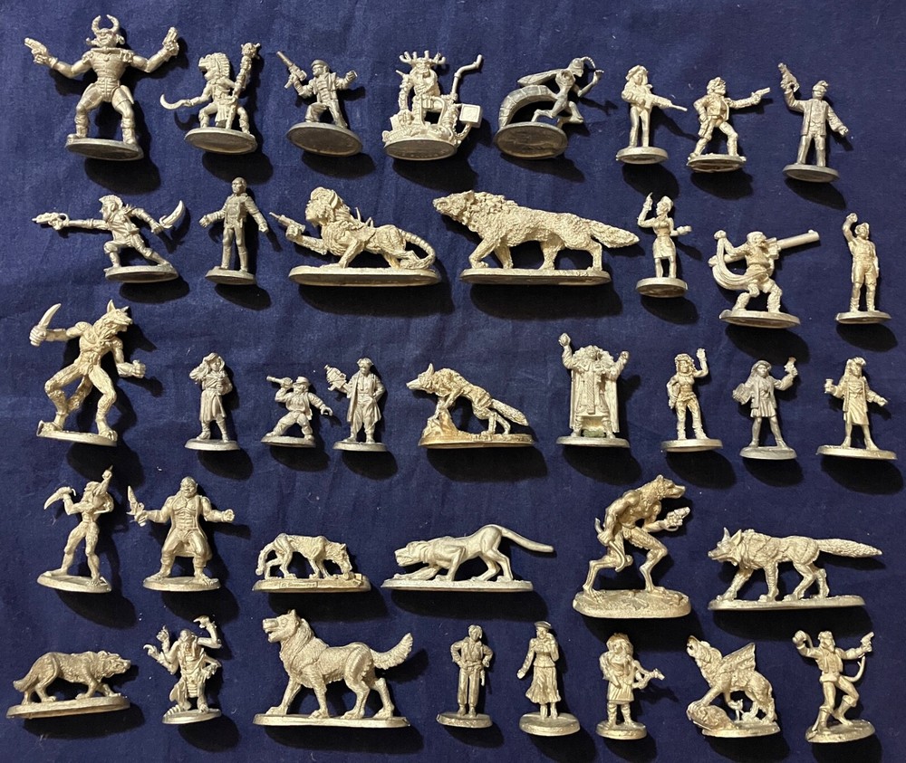 Shadowrun, Vampire, Werewolf, & Mage miniatures by Ral Partha, Multilisting #2