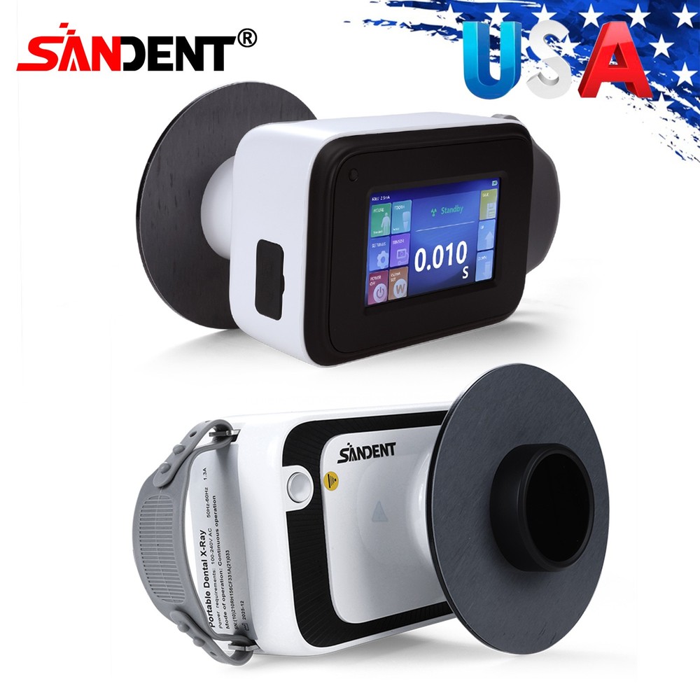 Portable Dental X Mobile Ray Machine Digital Unit High Frequency with Shield