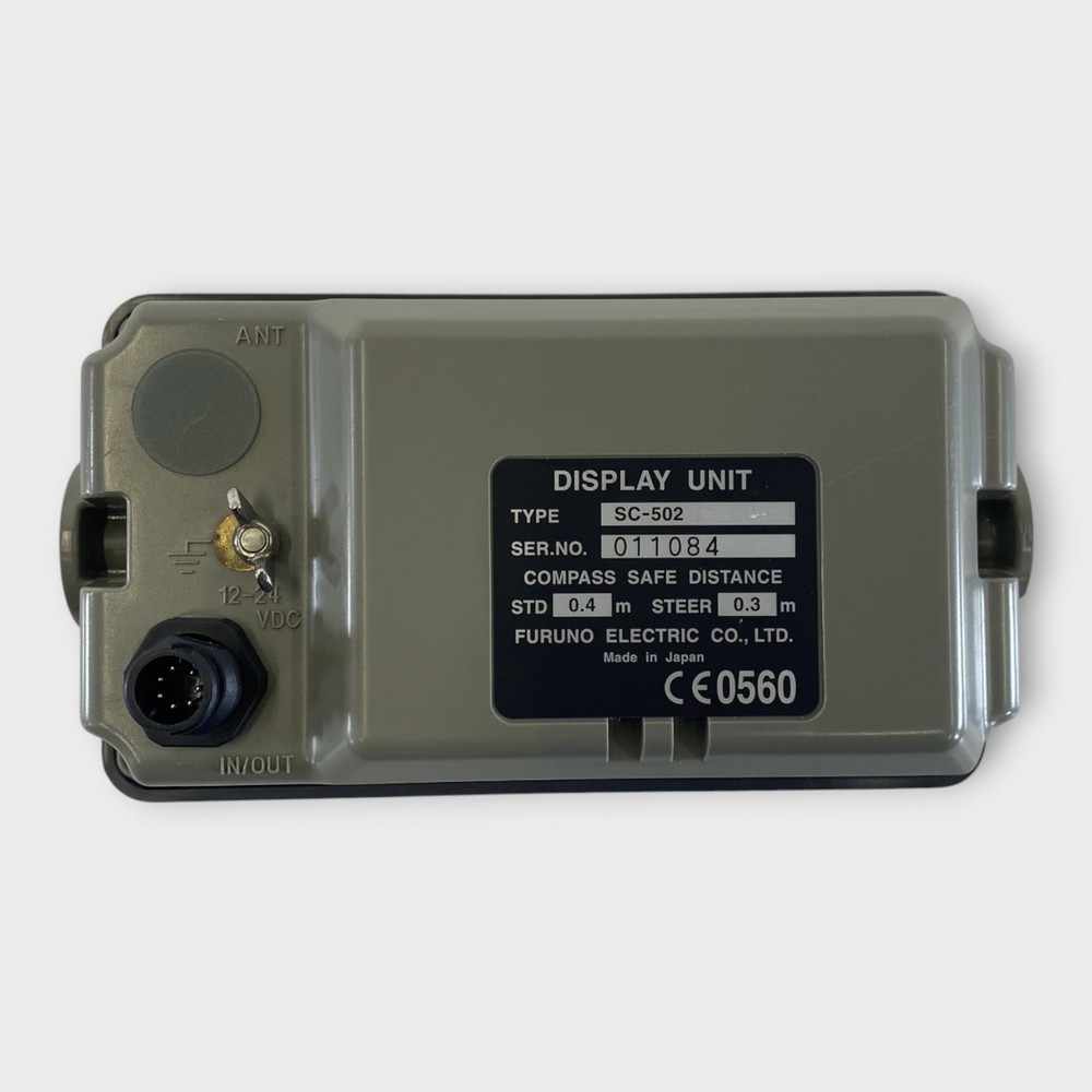 Furuno SC110 Satellite Compass Tested/Updated Complete Good Working Cond.