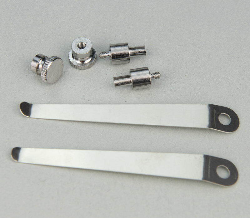 2 PCS 8.2cm Stereo Microscope Tablet Clip Slides Clip Stage Presser
