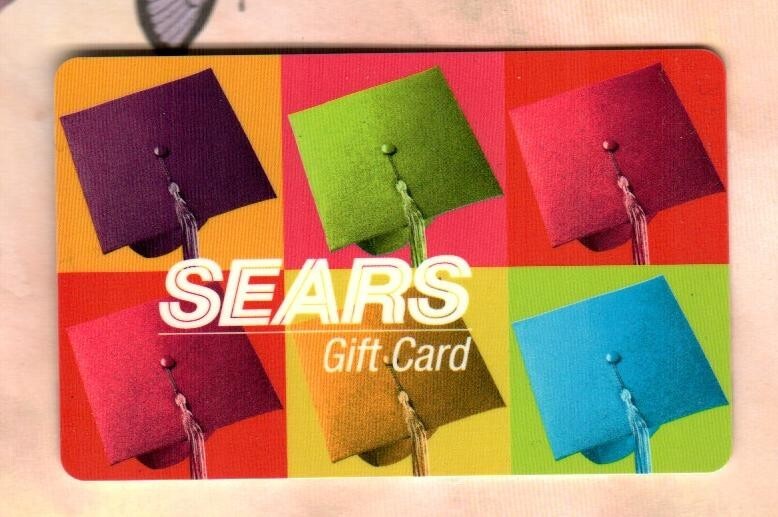 SEARS Graduation Caps ( 2003 ) Gift Card ( $0 )