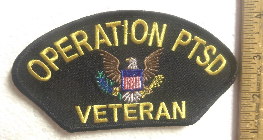 Operation PTSD - Veteran Embroidered Patch