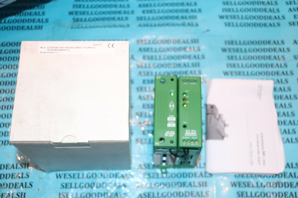 CD Automation CD3000M Thyristor Power Controller 1PH 15A 480V New