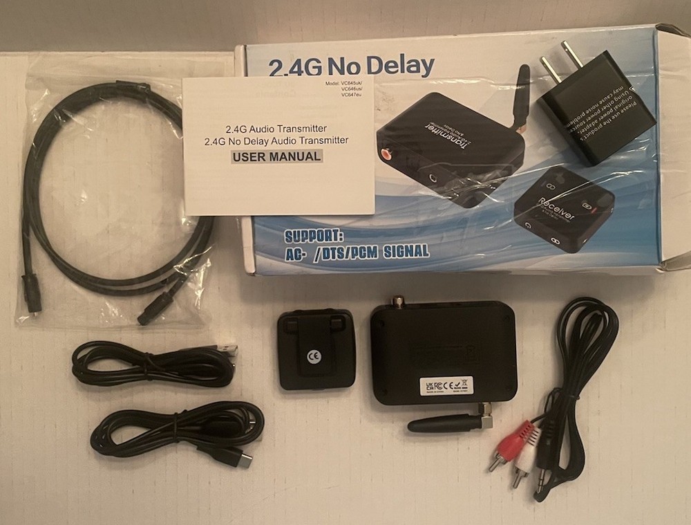 Audio Transmitter Receiver for TV Support