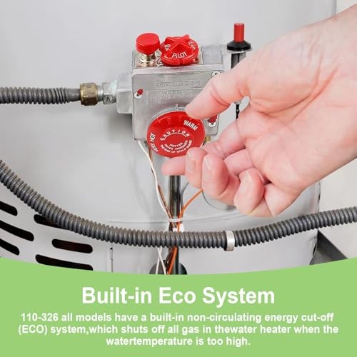 110-326 Gas Water Heater Valve,Natural Gas Water Heater Thermostat, Water