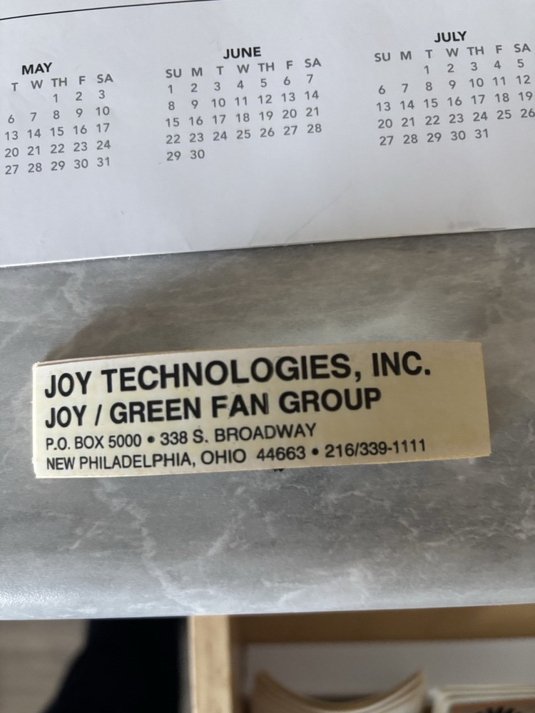 Joy Coal Mining stickers (2025 Listing ). Item 672