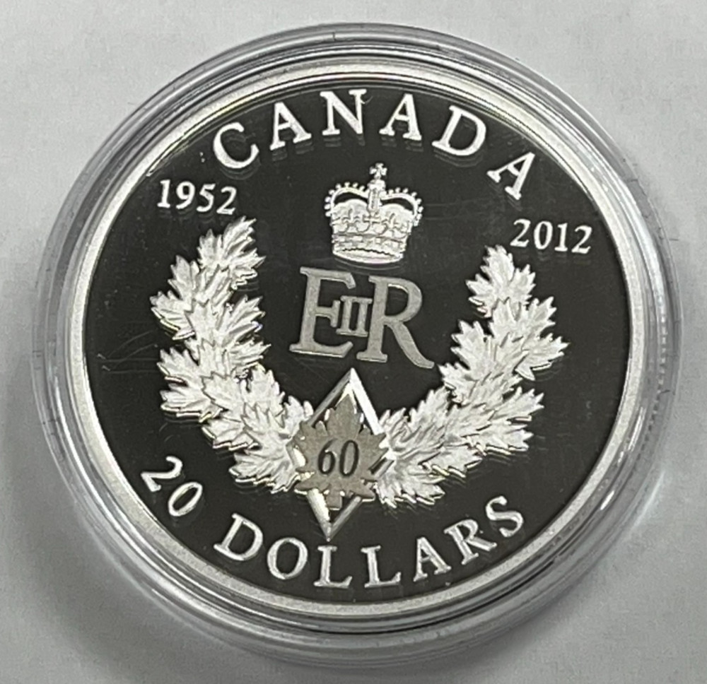 2012 $20 Canada Royal Cypher silver coin