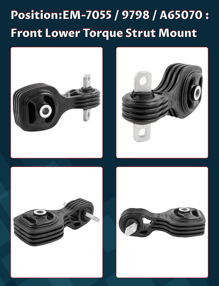 Engine Mount & Transmission Set for CR-V 2012-2014 - 5-Piece Kit