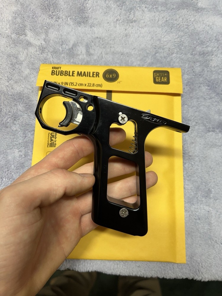 Polished Black Dye 45 Slider Frame Autococker Paintball Frame