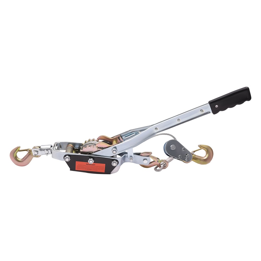 5 Ton Hand Puller Heavy Duty Winch Pull Hoist Come Along Cable 3 Hooks 2 Gear