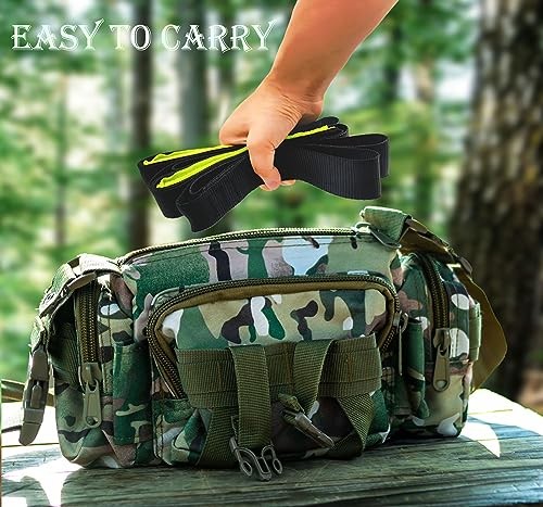 CRAFTJOY 2-Step Climbing Stick Aider, Tree Stand Steps,with Reflective Layer