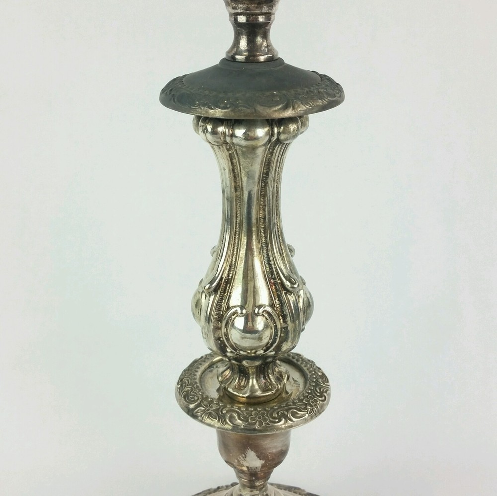 Antique Sheridan Silver Candlestick Candelabra