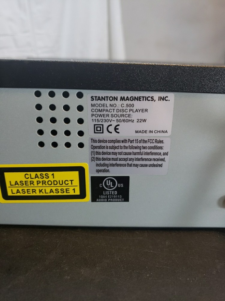 Stanton C-500 Dual CD player