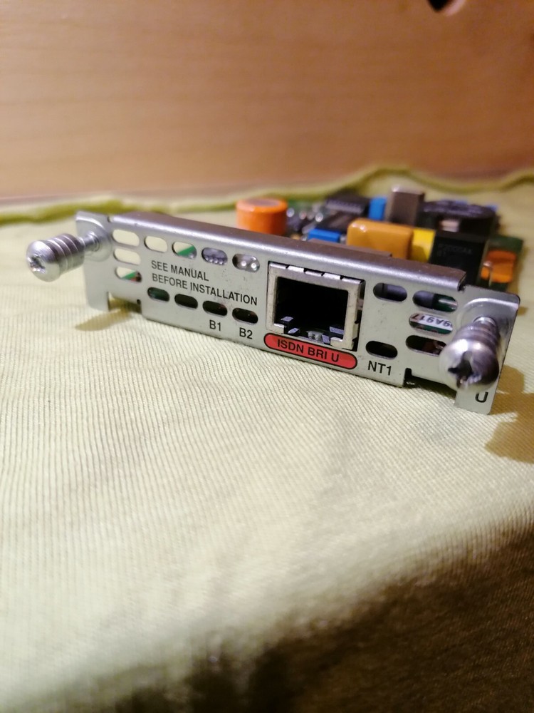 Cisco Interface Card 1-port BRI (WIC-1B-U) 128 Kbps