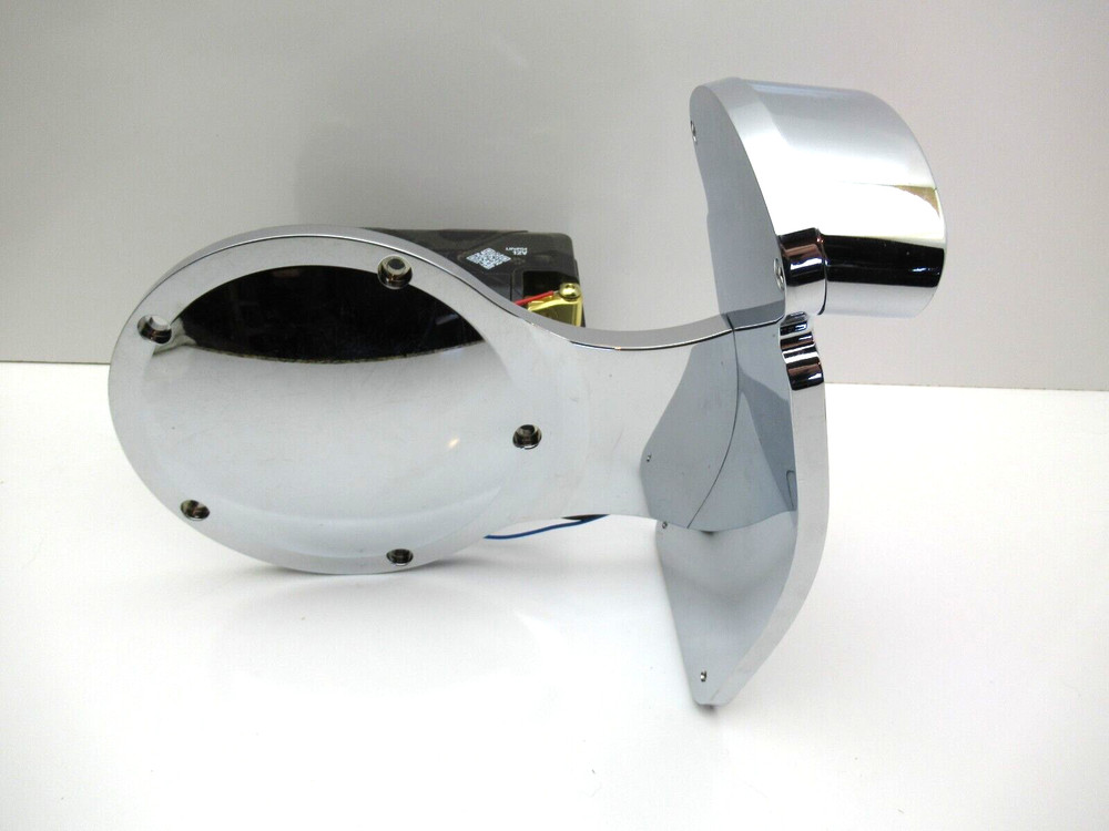 5 HOLE DERBY MOUNTED, LED TAIL LIGHT/LICENSE PLATE, HARLEY, CHROME