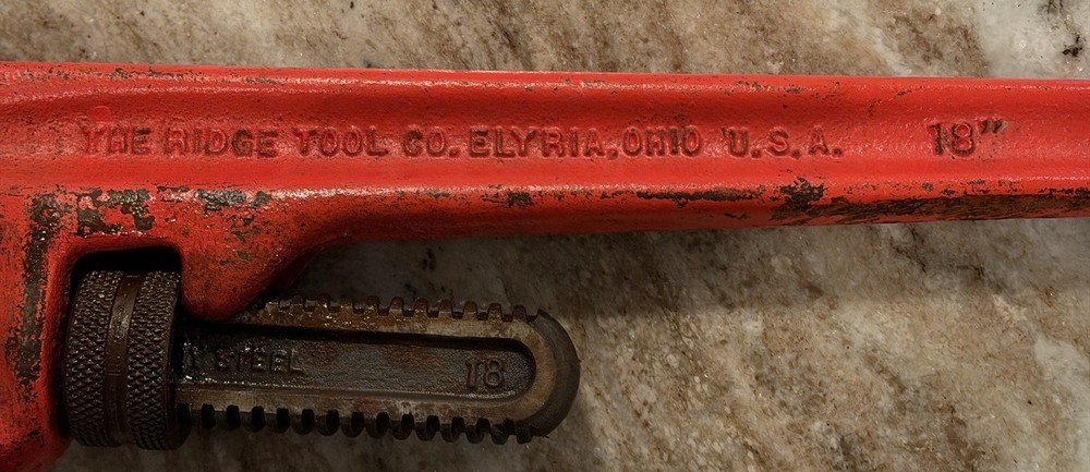 Ridgid Heavy Duty 18" Pipe Wrench
