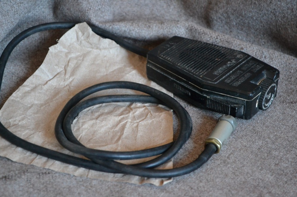 Retro MVD Handheld Microphone-Speaker for Two-Way Communication from the USSR