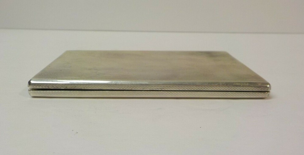 Goldsmiths & Silversmiths English Sterling Silver Cigarette Case, c. 1949