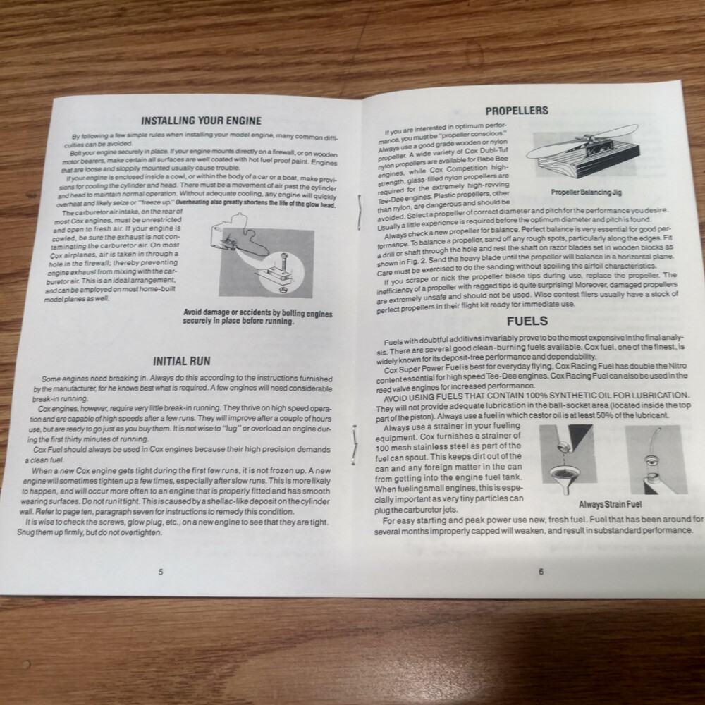 Cox Engine Performance Guide manual Excellent Condition