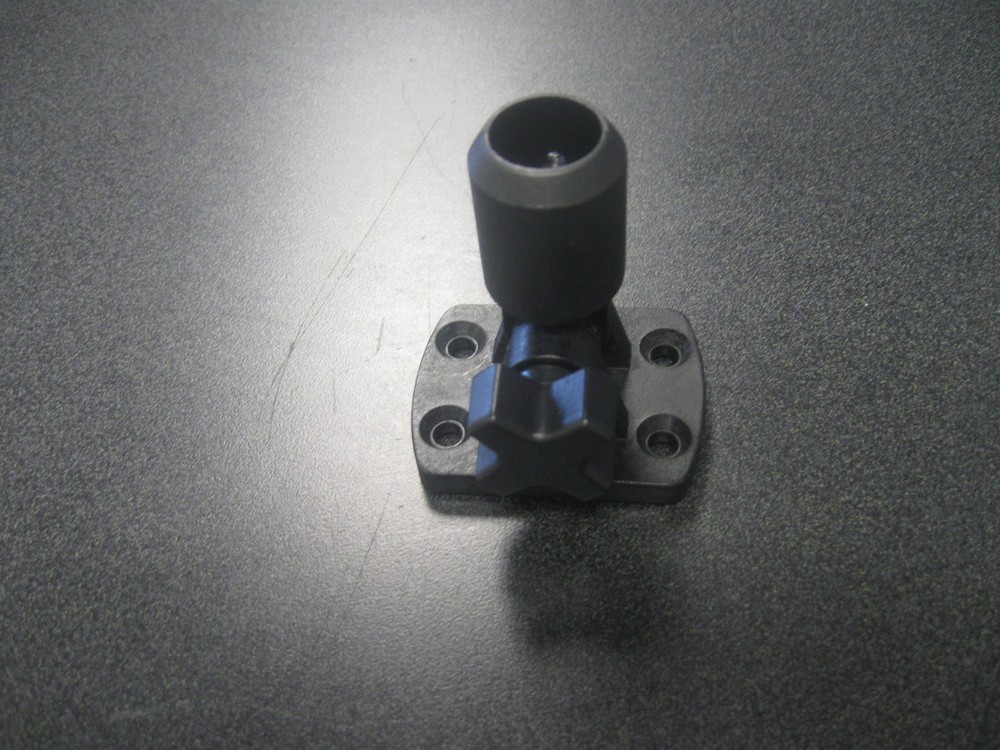 Ocean black 3" solid nylon Antenna Mount BIN0348