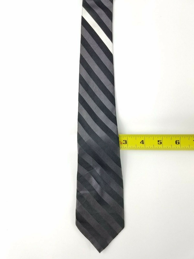Apt. 9 Necktie Tie Mens Multicolor Striped 100% Silk EUC