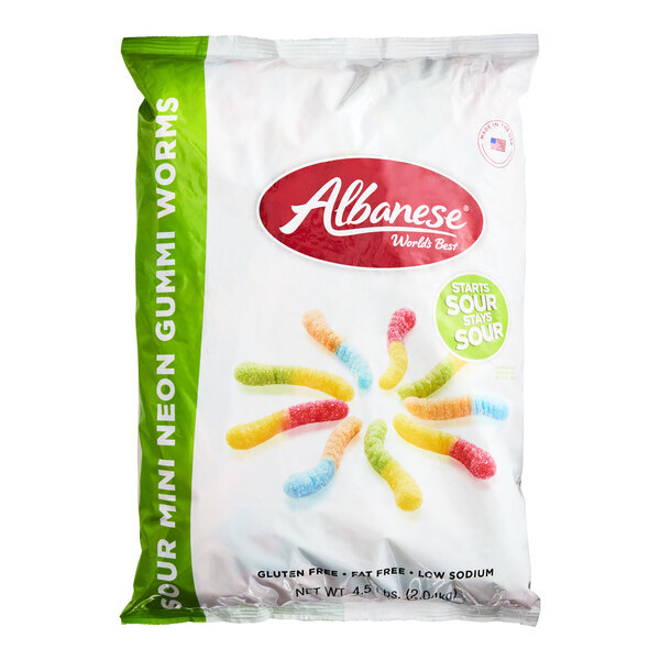 Albanese Mini Gummi Worms 4.5 lb.