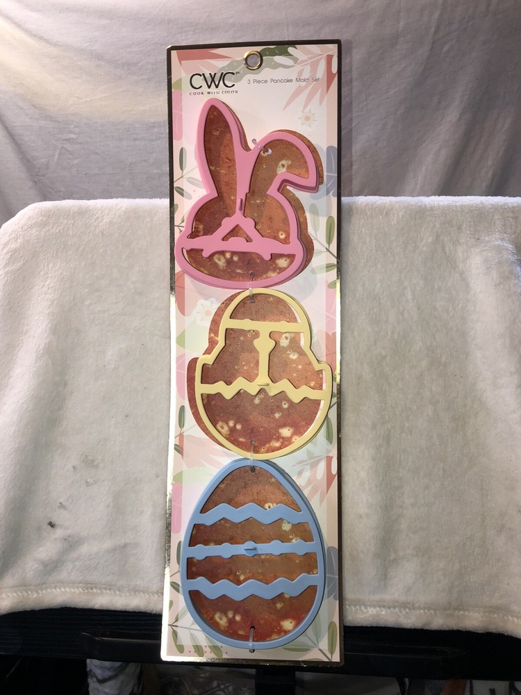 CWC Cook With Color 3pc Pancake Mold Set