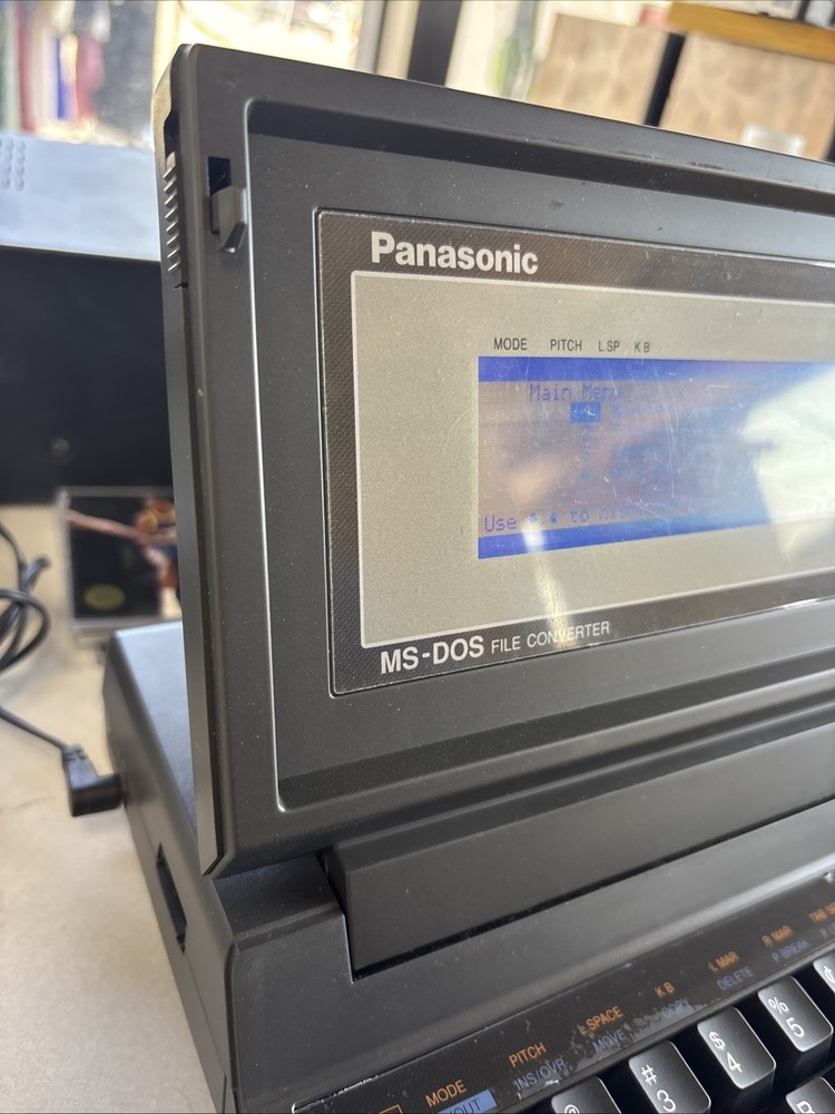 Panasonic Laptop Word Processor KX-WL45 Tested Working!