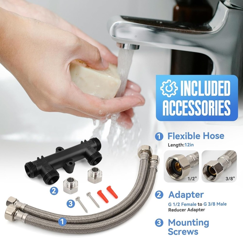 Sensor Valve Hot Water Recirculating Pump System Compatible W/ Tank Water