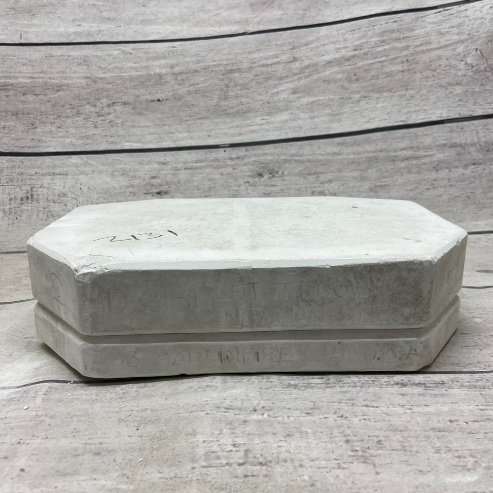 Unbranded Ceramic Casting Mold Let It Snowman Inserts #MD-2131