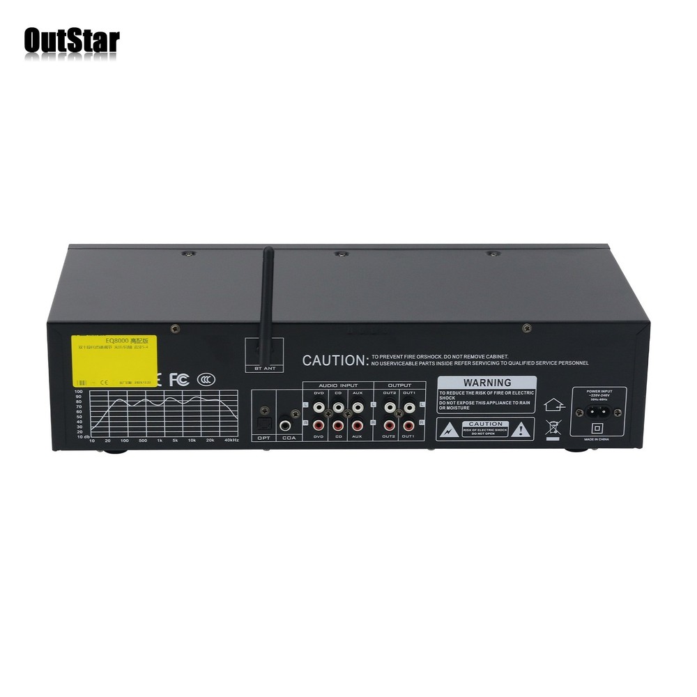 EQ8000 EQ Equalizer Bluetooth5.4 Optical Fiber Coaxial Audio Decoder Processor