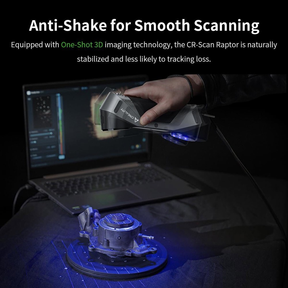 Creality CR-Scan Raptor 3D Scanner Multiple-line 60FPS for 5-2000mm Objects US