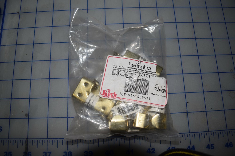 *Rope clamp Bronze