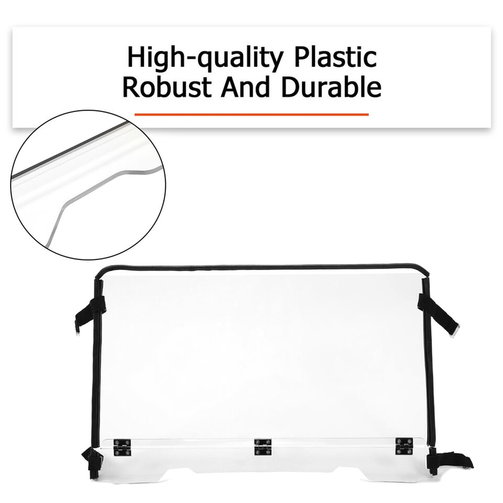 For 14-18 Polaris RZR XP/XP 4 1000 Fold Down Scratch Resistant Front Windshield