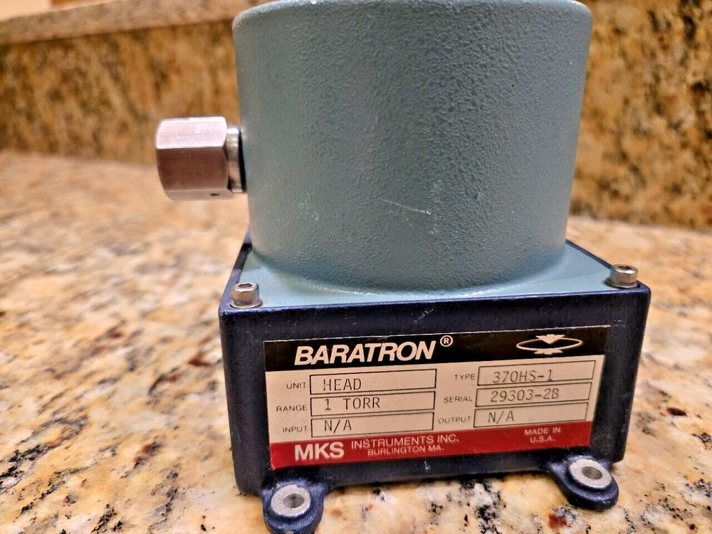 MKS Baratron Sensor Pressure Head 370HS-1