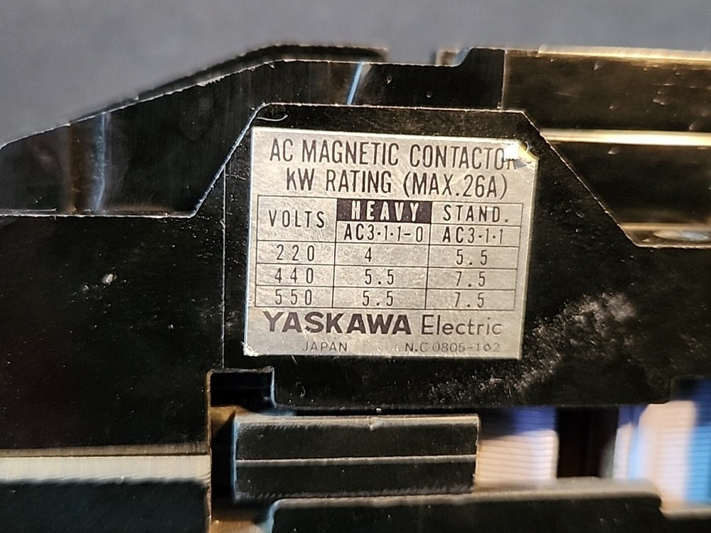 Yaskawa HI-20ED AC Magnetic Contactor