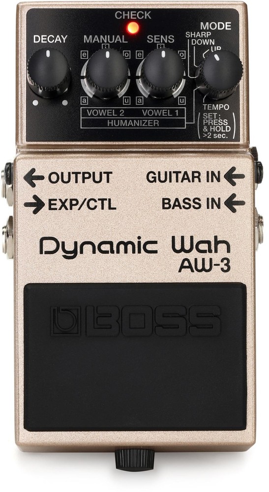 Boss AW-3 Dynamic Wah Pedal (2-pack) Bundle