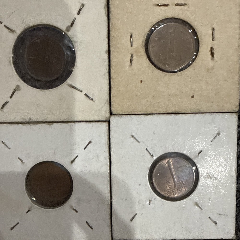 Lot Of 9 Foreign Coins - Netherlands
