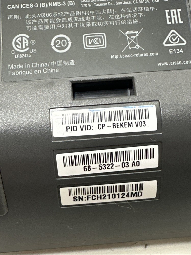 Cisco IP Phone 8800 Key Expansion Module CP-BEKEM