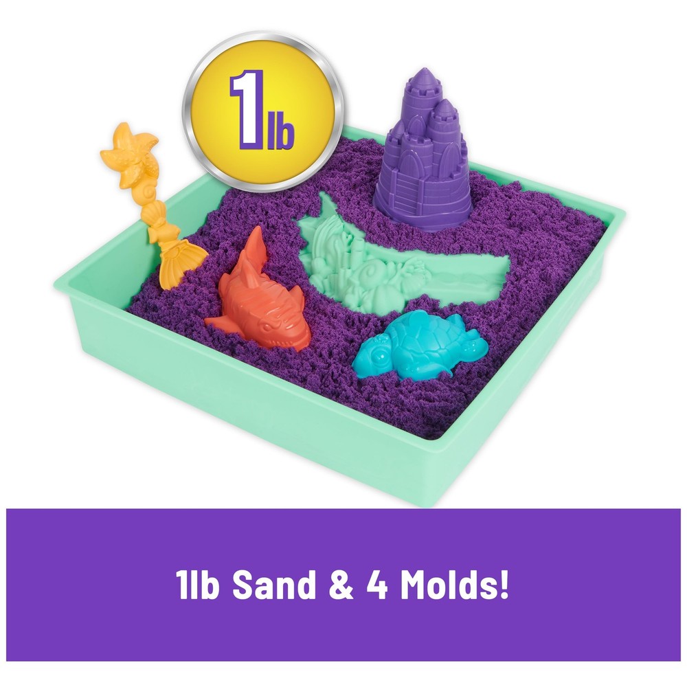 , Sandbox Set, Creative Easter Gifts, Includes 1lb Purple Moldable Play Sand,...