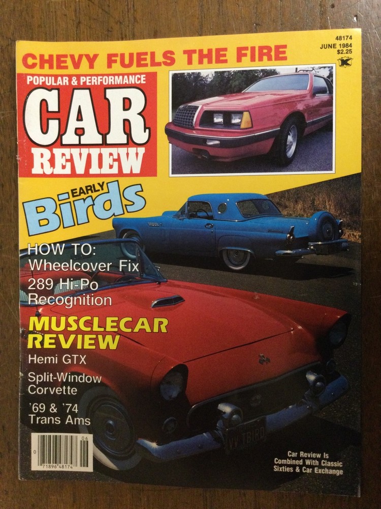 Misc 3746 Article History Ford Thunderbird June 1984 6 page