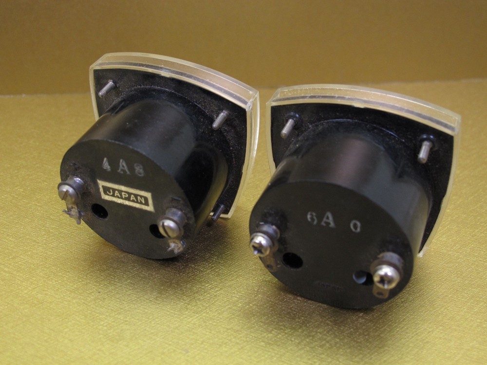 Micronta Audio VU Meter Pair Arched Top NICE!