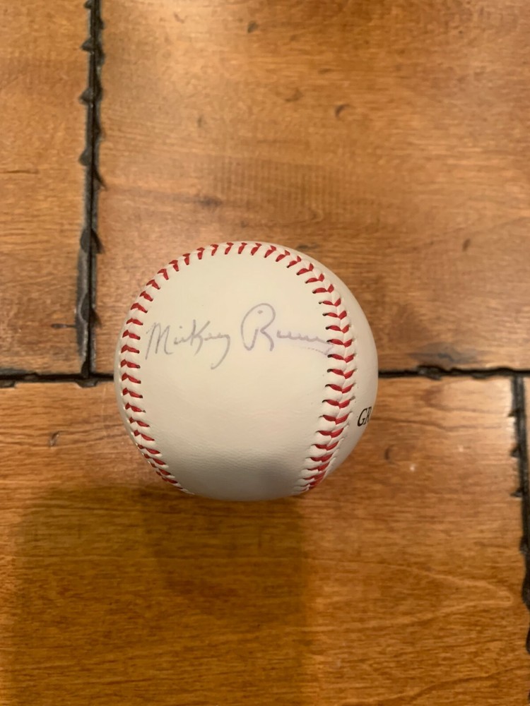 AL OLIVER MULTI MICKEY RIVERS AUTO ++ SIGNED BASEBALL FANTASY CAMP