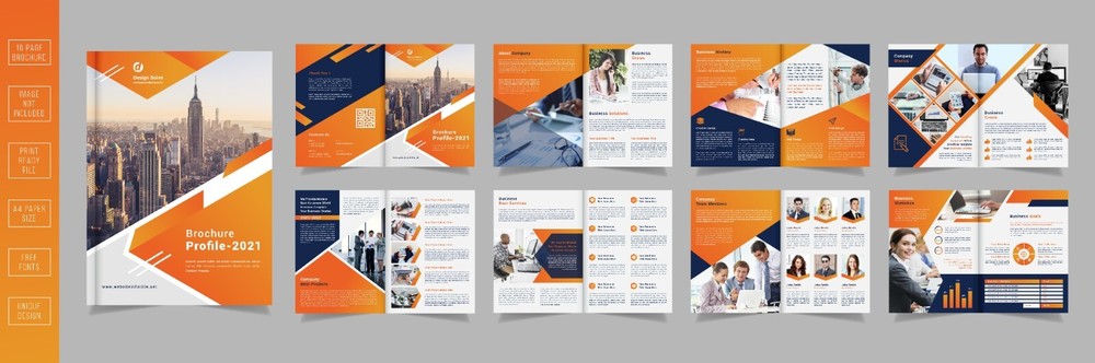Professional Flyer Brochure 30+ Templates Multi-Layout Multi-Page Vectors