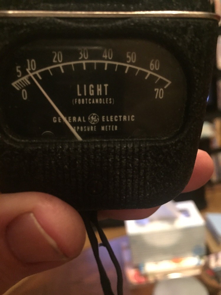 GENERAL ELECTRIC EXPOSURE METER TYPE DW-68 works