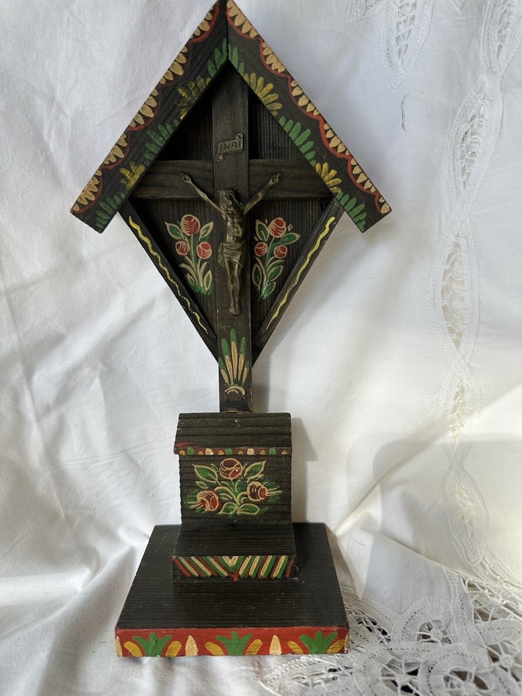 Mini Jesus Christ Statue Hand Painted Home Decor