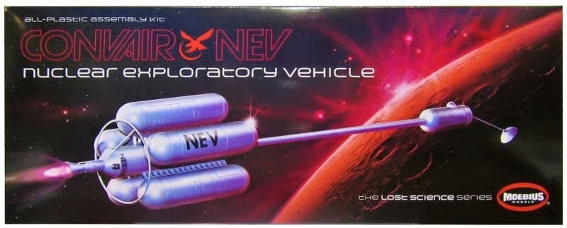 Space : Convair Nev nuclear exploratory vehicle model kit made by MOEBIUS
