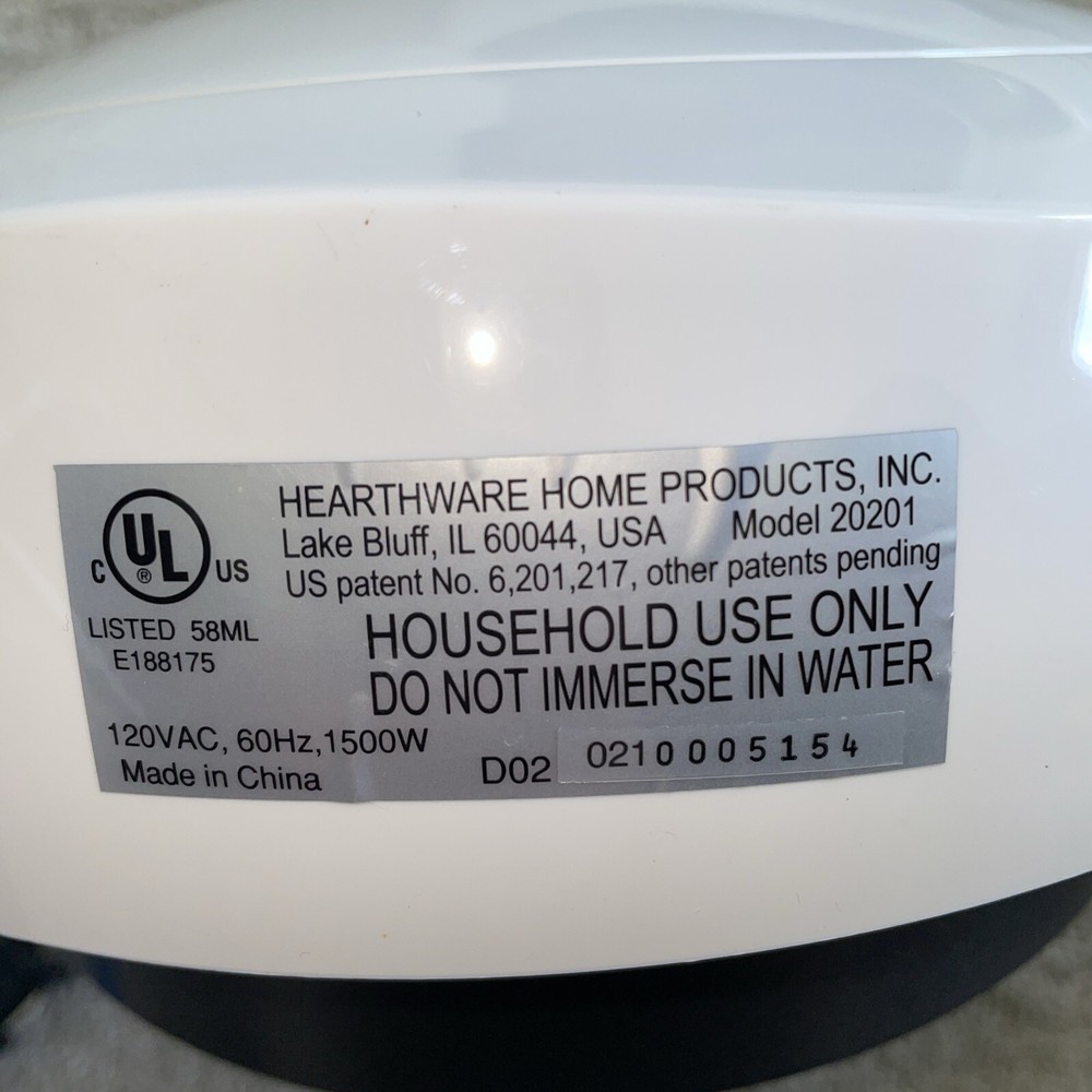 NuWave Infrared Oven By Hearthware Replacement Motor Model 20201 New